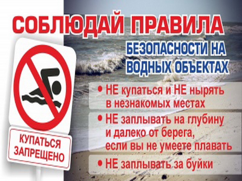 Внимание!   &quot;Купание запрещено&quot;.